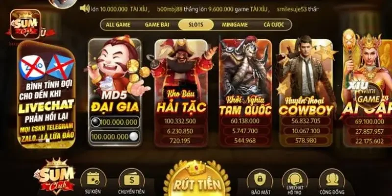 TRANG CHỦ 36 Bàn chơi Tiến Lên Miền Nam và Poker tại Sumclub